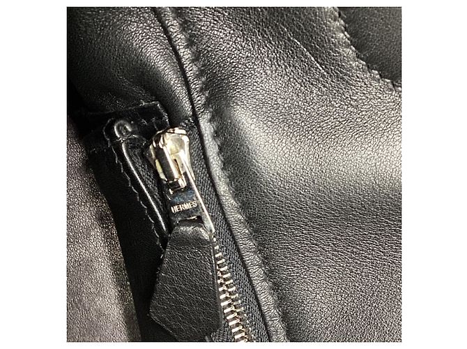 Borsa Hermès Birkin 35 in pelle di vitello nera Nero - vista 11