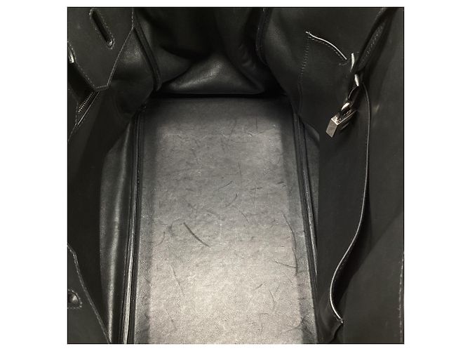 Borsa Hermès Birkin 35 in pelle di vitello nera Nero - vista 12