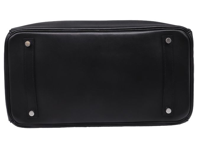 Borsa Hermès Birkin 35 in pelle di vitello nera Nero - vista 5