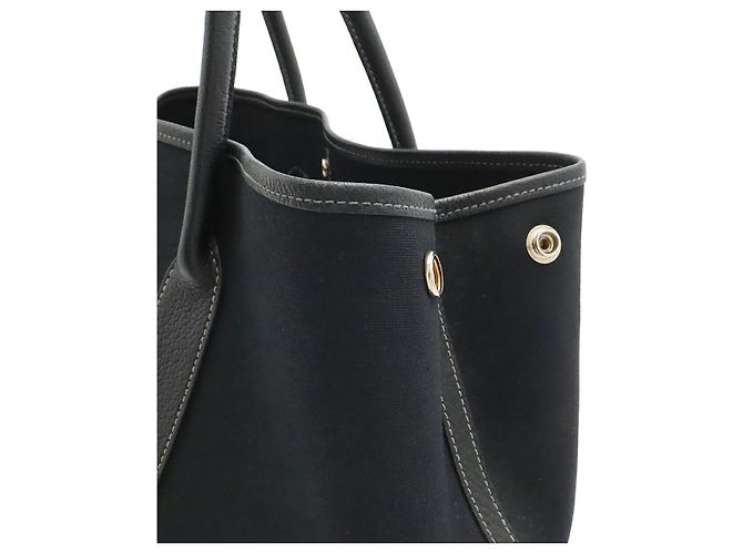 Hermès Hermes Garden Party Tote Bag Schwarz - Ansicht 7