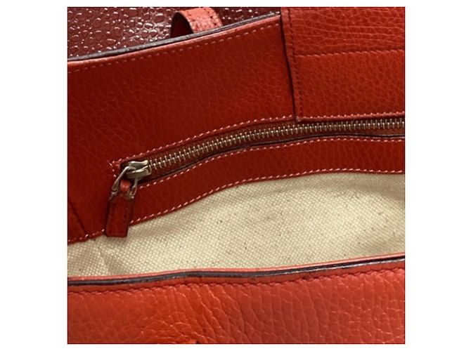 Bolso Tote Gucci Swing en piel roja - vista 11