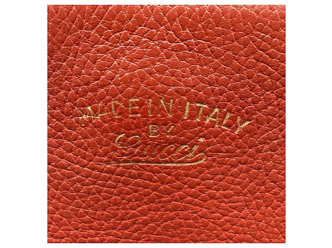 Bolso Tote Gucci Swing en piel roja - vista 13