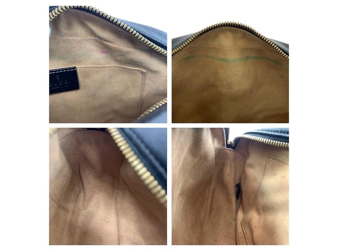 Borsa a tracolla Gucci GG Marmont in tela e pelle Marrone - vista 5