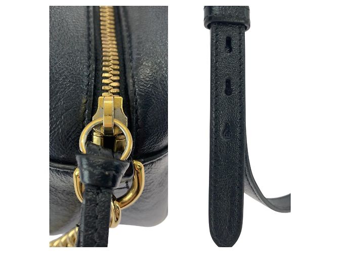 Borsa a tracolla Gucci GG Marmont in tela e pelle Marrone - vista 6