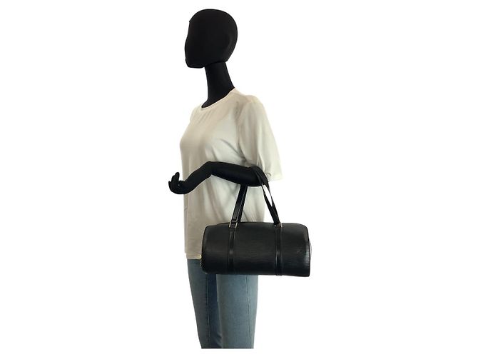 Borsa a tracolla Louis Vuitton Epi Nero - vista 7