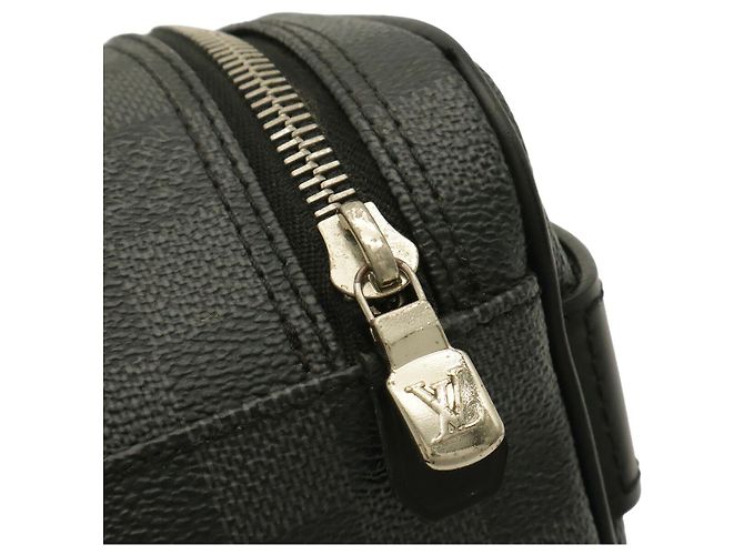 Necessaire Louis Vuitton Damier Graphite Nero - vista 5