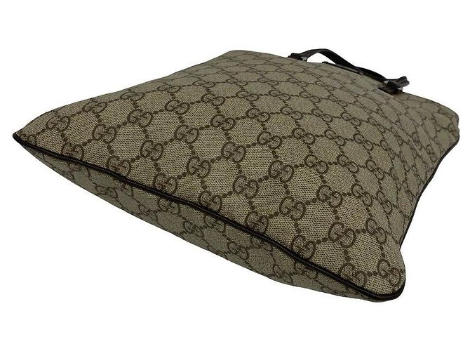 Gucci GG Supreme Lederhandtasche Braun - Ansicht 8