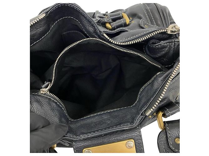 Chloé Chloe Paddington Lederhandtasche Schwarz - Ansicht 10