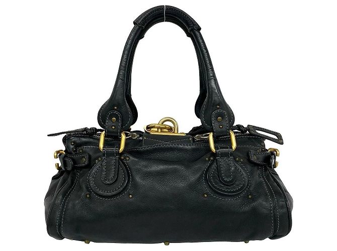 Chloé Chloe Paddington Lederhandtasche Schwarz - Ansicht 3