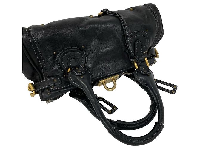 Chloé Chloe Paddington Lederhandtasche Schwarz - Ansicht 4