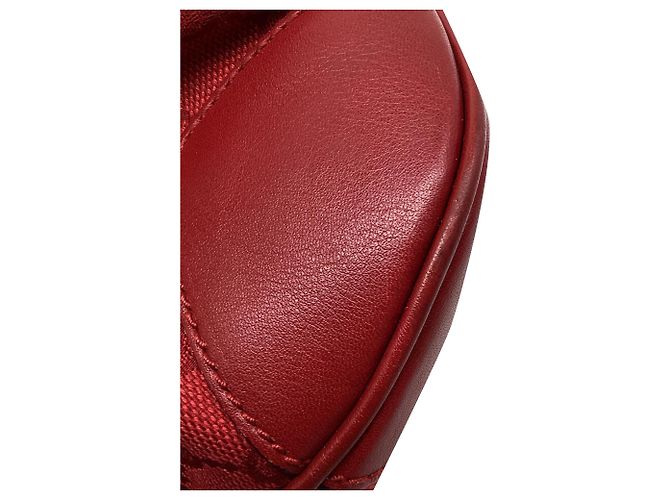 Borsa a secchiello a tracolla Gucci GG Monogram in tela Burgundy Rosso Bordò - vista 11