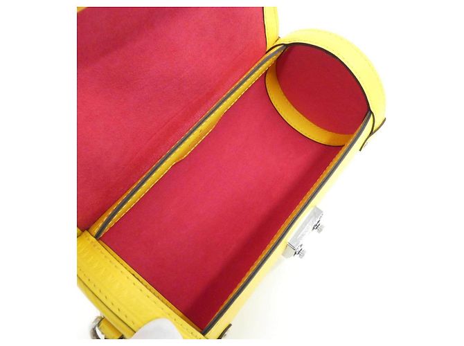 Bolsa de Ombro Louis Vuitton Papillon Trunk em Couro Epi - vista 8