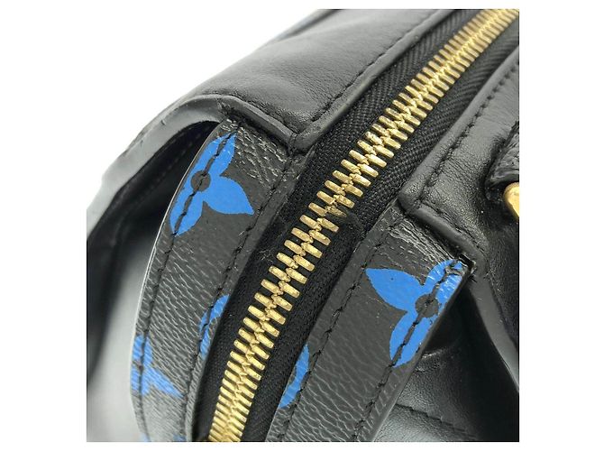 Bolsa Boston Louis Vuitton Speedy Amazon MM Coated Canvas Azul - vista 7