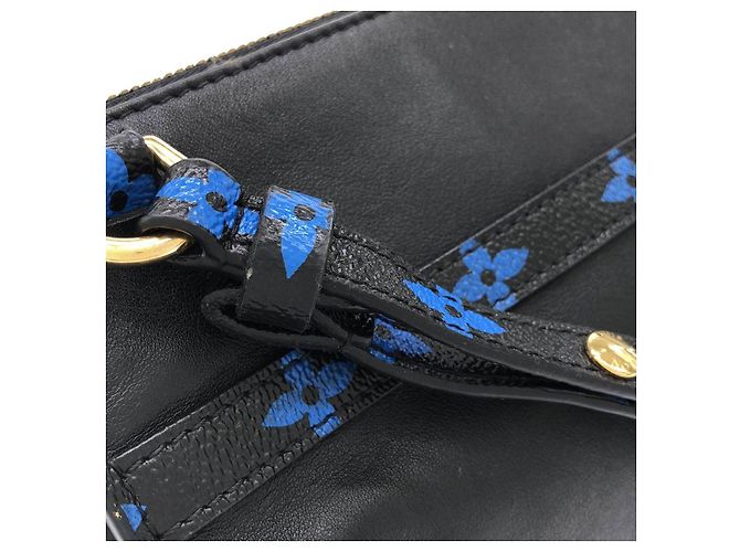 Bolsa Boston Louis Vuitton Speedy Amazon MM Coated Canvas Azul - vista 9