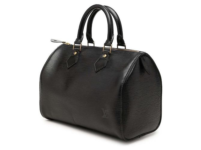 Borsa Louis Vuitton Epi Speedy 25 Nero - vista 2