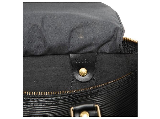 Borsa Louis Vuitton Epi Speedy 25 Nero - vista 6