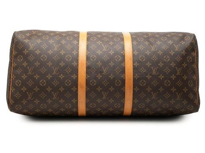 Borsa Boston Louis Vuitton Monogram Keepall 60 Marrone - vista 3