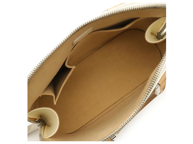 Borsa Louis Vuitton Graffiti Alma MM Marrone Beige - vista 7