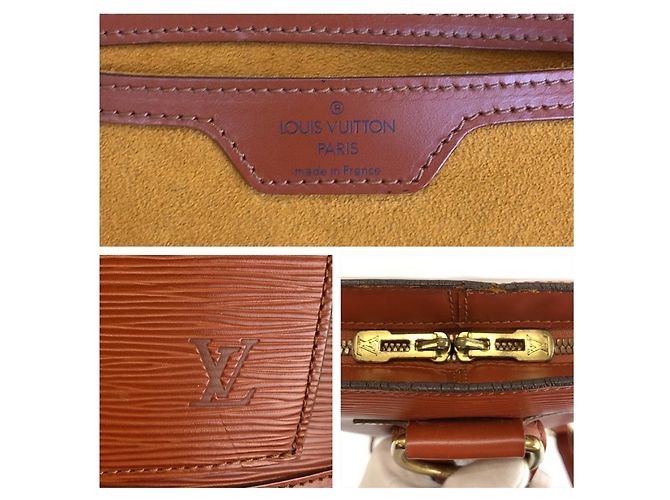 Mochila Louis Vuitton Epi Gobelin Marrom - vista 3