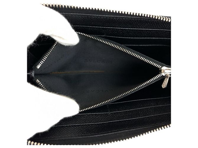 Portafoglio lungo Bvlgari Bulgari Nero - vista 7