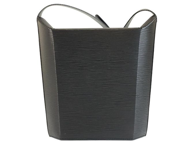 Louis Vuitton Epi Sac Sou Shoulder Bag Nero - vista 2