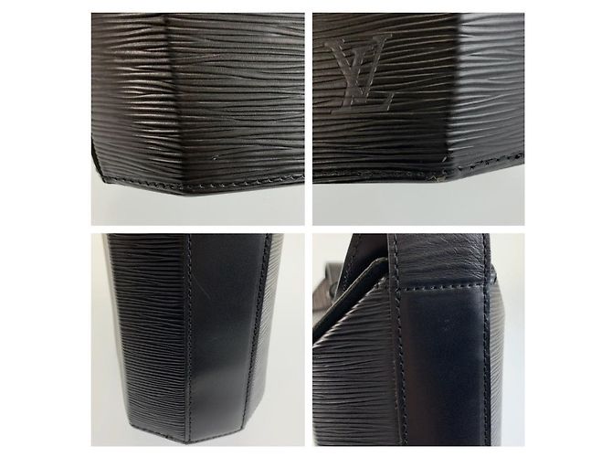 Louis Vuitton Epi Sac Sou Shoulder Bag Nero - vista 6