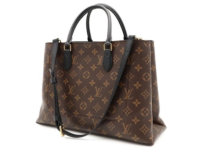 Louis Vuitton Monogram Flower Tote Schwarz - Ansicht 2
