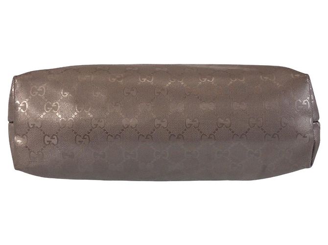 Borsa Tote Gucci GG Stampata Grigio - vista 10