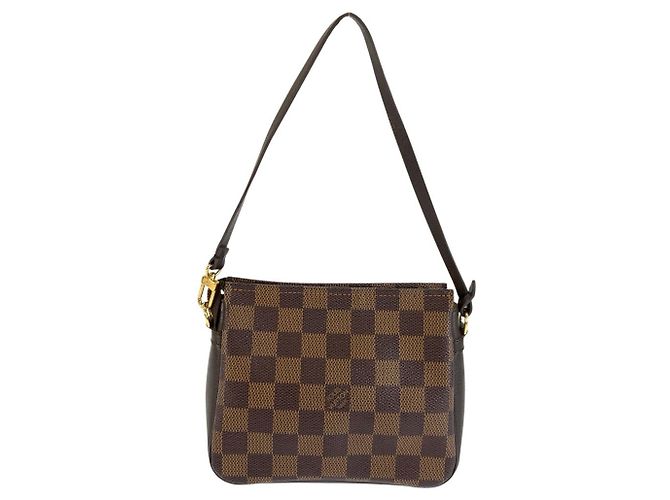 Louis Vuitton Damier Trousse Makeup Pouch Marrone - vista 2