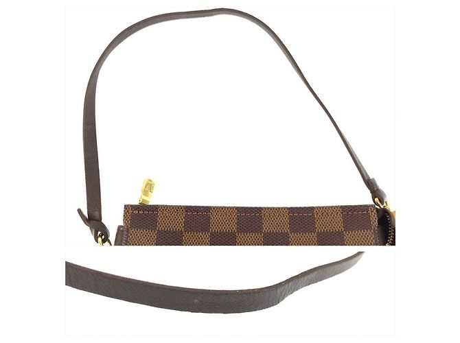 Louis Vuitton Damier Trousse Makeup Pouch Marrone - vista 5