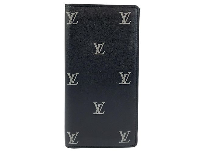 Louis Vuitton Blason Leather Long Wallet Black - view 2