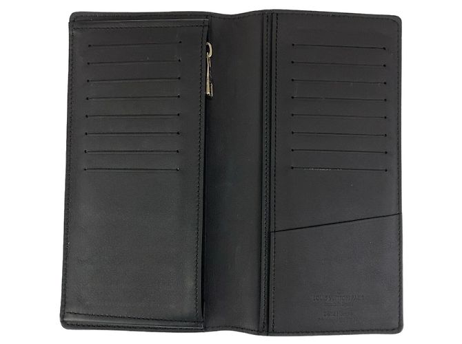 Louis Vuitton Blason Leather Long Wallet Black - view 3