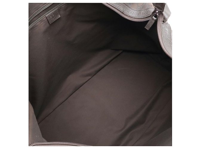 Gucci Nylon Leather Shoulder Boston Travel Bag Brown - view 8