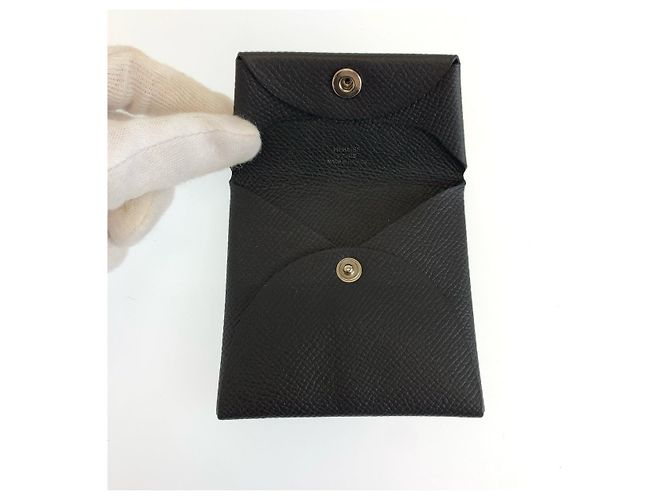 Hermès Bastia Coin Case Schwarz - Ansicht 4
