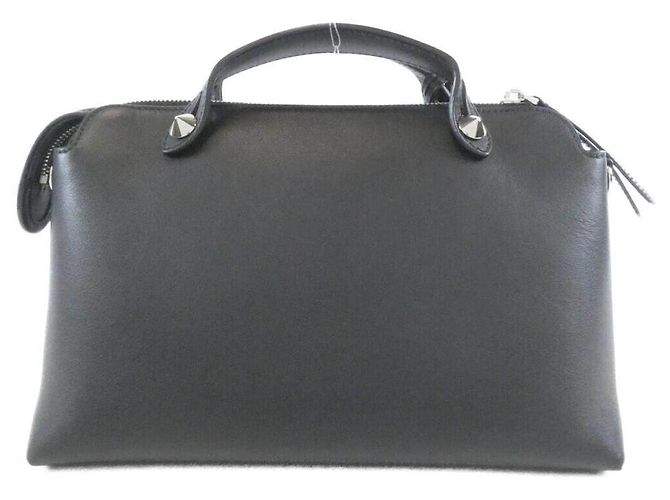 Borsa Fendi By The Way Medium in pelle di vitello Nero - vista 2