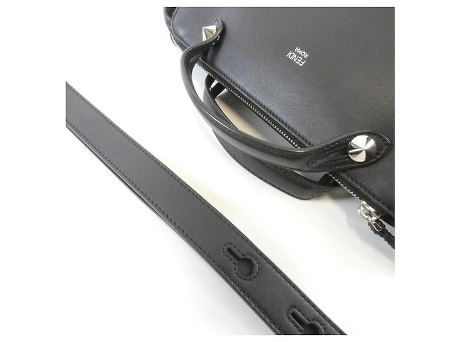 Borsa Fendi By The Way Medium in pelle di vitello Nero - vista 6