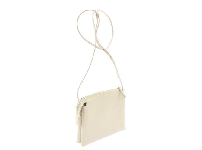 The Row NU MINI TWIN Schultertasche aus Lammleder Braun Beige - Ansicht 2