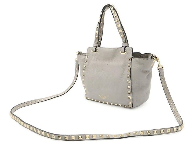 Valentino Garavani Borsa Valentino Rockstud Blu - vista 2