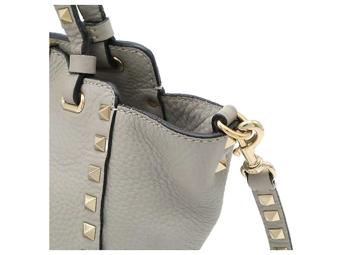 Valentino Garavani Borsa Valentino Rockstud Blu - vista 6