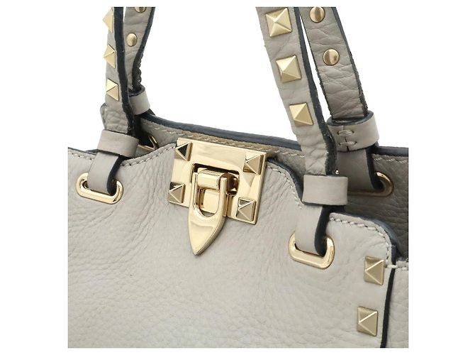 Valentino Garavani Borsa Valentino Rockstud Blu - vista 8