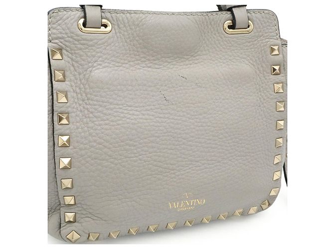 Valentino Garavani Borsa Valentino Rockstud Blu - vista 9