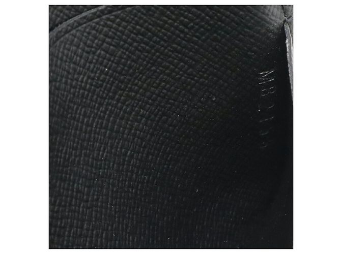 Portafoglio Louis Vuitton in pelle Taiga Nero - vista 6