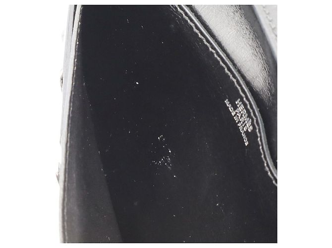 Hermès Hermes Bearn Classic Box Calf Long Wallet Black - view 6