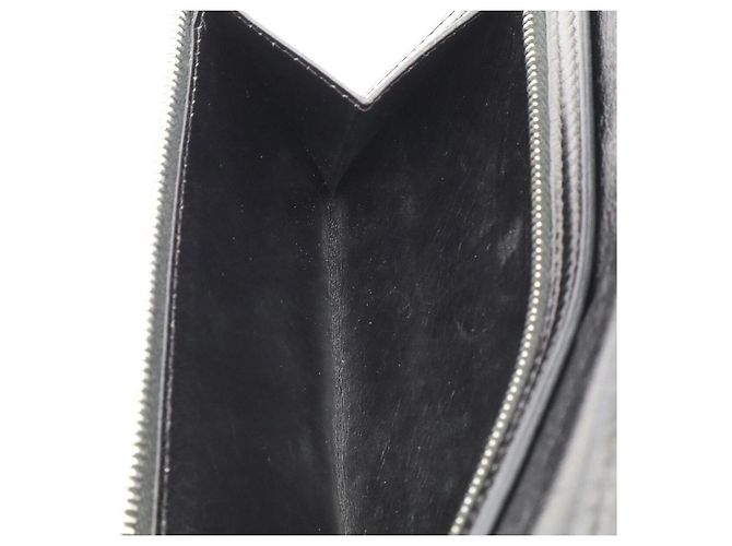 Hermès Hermes Bearn Classic Box Calf Long Wallet Black - view 8