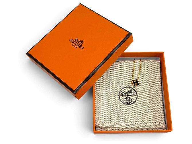 Hermès Hermes Pop H Mini Halskette Schwarz - Ansicht 2