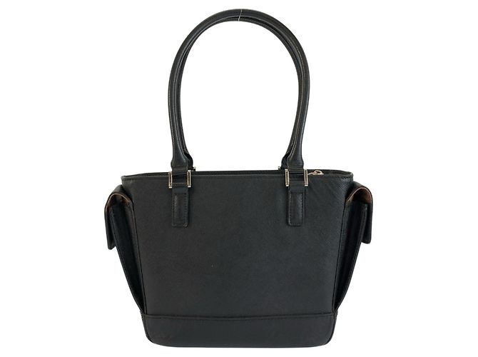 Borsa Tote Burberry Medium Check Nero - vista 2