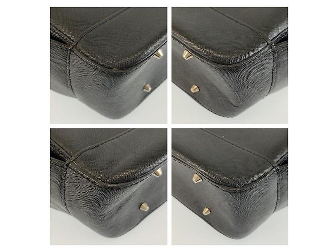 Borsa Tote Burberry Medium Check Nero - vista 4