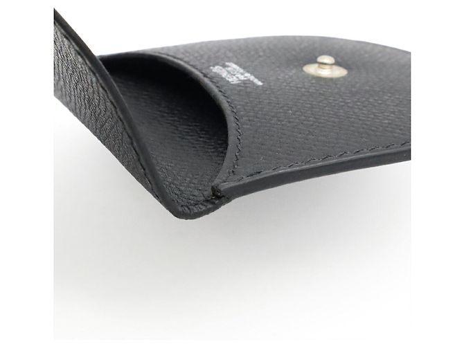Hermès Münzbeutel Schwarz Pony-Kalbsleder - Ansicht 6