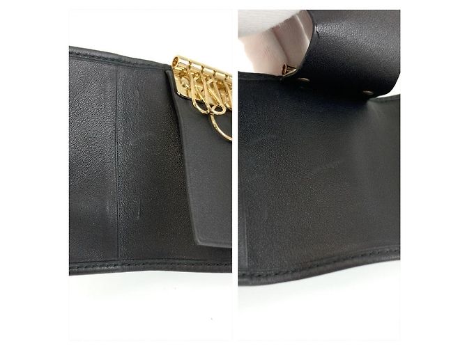 Gucci Portachiavi per 6 chiavi nero in tessuto - vista 8