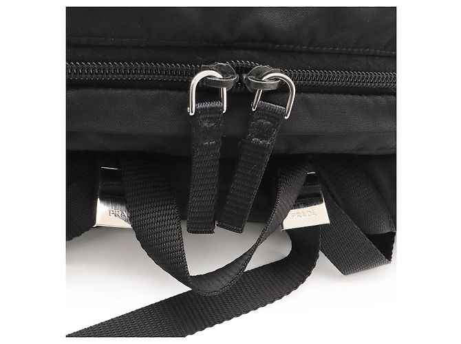 Prada Rucksack aus Nylon Schwarz - Ansicht 4